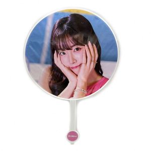 Nouvel éventail personnalisé double face en PP, style bannière Kpop, forme ronde, mignon, pour sac souvenir Kpop, style étoile - Product Image 6