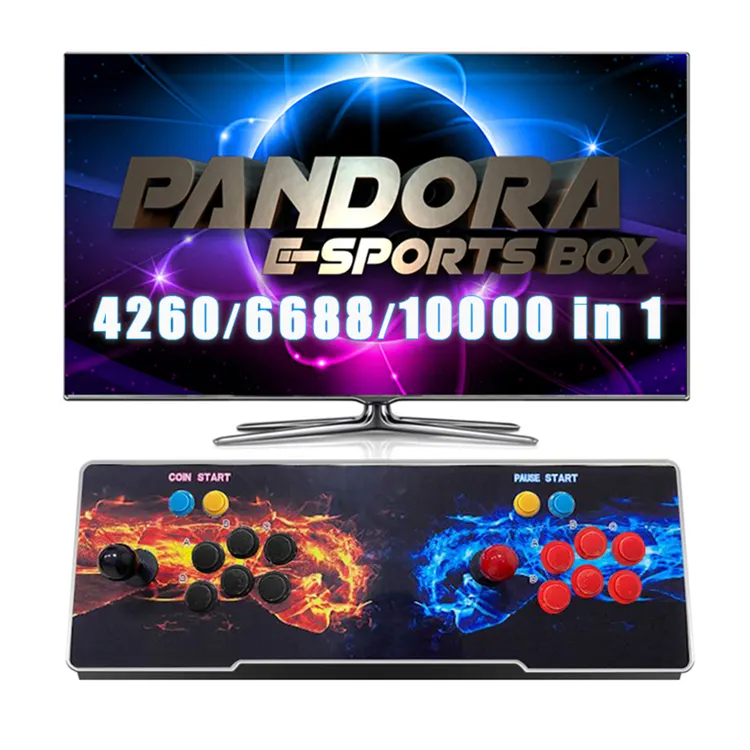 Cổ Điển Retro Pandora e-thể thao hộp Arcade trò chơi 4260in 1 Video Joystick Arcade Trò chơi giao diện điều khiển consola de juego Arcade