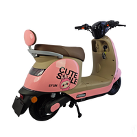 Vente flash - Moto électrique rose 1500W à 2 roues pour femmes adultes