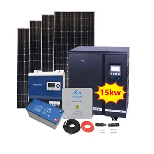 complet kit solar power 15kw Solar panel kit Electricity Off-grid Solar photovoltaic kit