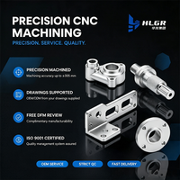 Pièces de tournage CNC 5 axes en aluminium et acier inoxydable, prototypage rapide de précision HUALONG