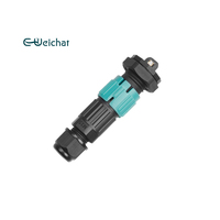 E-Weichat M15-Bande LED d'intérieur et d'extérieur pour éclairage, connecteur étanche IP68 mâle/femelle à souder à 2 broches pour l'industrie électrique