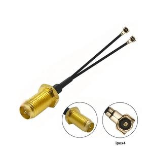 SMA để 2 pcs tương thích Micro cáp đồng trục rf1.13 4G Antenna Adapter 1 2/3/4/5 SMA nữ nam nối đồng 50ohm 15cm - Product Image 3