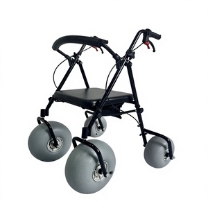 Beach <b>Walker</b> Beach Assisted Walking Wheelchair Adult Seat Labor-saving Pulley Rehabilitation Supplies Lightweight Steel <b>Rollator</b> - Product Image 1