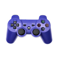 Manette de jeu sans fil BT à double moteur de vibration avec câble USB
