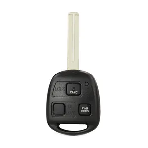 For Lexus 2004-2009 3-Button ASK 315MHz Remote Control / 4D68 CHIP / FCC ID: HYQ12BBT / TOY48 (Short Blade)