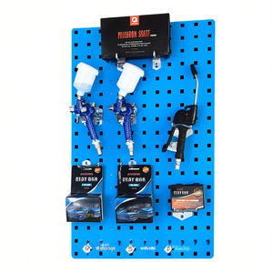 Étagère murale en métal perforé Pancheng pour outils de réparation automobile, organiseur de rangement en fer - Product Image 2