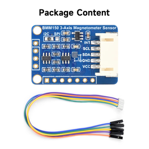 Capteur magnétomètre numérique à 3 axes Waveshare BMM150, capteur de boussole numérique, mesure du champ magnétique, prend en charge Raspberry Pi/Arduiuo K621 - Product Image 2