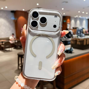 Nueva Funda Magnética Transparente para iPhone 17 16 15, Funda Protectora de PC Transparente para iPhone 17 Pro Max 16 15 14 13 12 Pro - Product Image 2