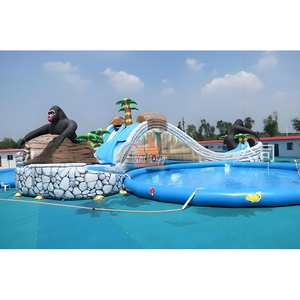 <span class=keywords><strong>Parque</strong></span> Acuático Inflable Comercial al Aire Libre con Toboganes de Agua y Equipos de Juego Acuáticos - Product Image 6