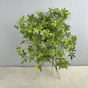 Nouvel Arrivage Artificielle Japonaise Andromeda <span class=keywords><strong>Pieris</strong></span> <span class=keywords><strong>Japonica</strong></span> Tige Verdure Feuilles Latex Real Touch Décoration de boutique de mariage - Product Image 2