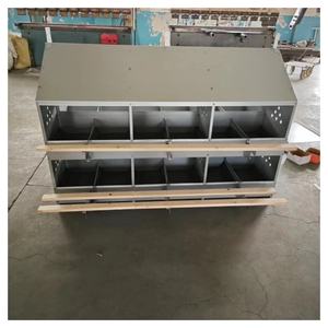 Caja de nido de huevos manual de 24 agujeros galvanizada en caliente a precio competitivo para gallinero cajas de Nido de Pájaros para gallinas - Product Image 1