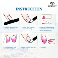Gel UV 9 couleurs pour nail art DIY style français, personnalisable OEM/ODM, non toxique et écologique, directement de l'usine