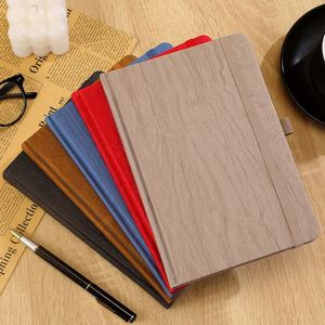 Carnet A5 en bois tendre, couverture rigide, élastique, haute qualité, nouveau design, agenda, logo personnalisé pour entreprise, cadeaux d'affaires - Product Image 3