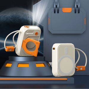 Mini batterie externe magnétique 10000mAh avec câble intégré, charge rapide, batterie portable compacte, cadeau, logo personnalisé, type-C, polymère lithium - Product Image 2