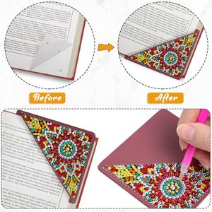 Marque-pages personnalisés en peinture <span class=keywords><strong>diamant</strong></span> - <span class=keywords><strong>Kit</strong></span> d'art de <span class=keywords><strong>broderie</strong></span> <span class=keywords><strong>diamant</strong></span> DIY pour adultes, accessoires de livre personnalisés - Product Image 6