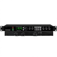 Processeur audio numérique professionnel FUNINC avec effets de réverbération multiples, sortie stéréo, égaliseur, microphone vocal passif XL4IIA