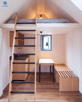 Kits de maisons préfabriquées compactes à structure en acier résistant au vent, fournis directement par l'usine, pour l'agrotourisme rural, les maisons d'appoint et les logements modulaires.