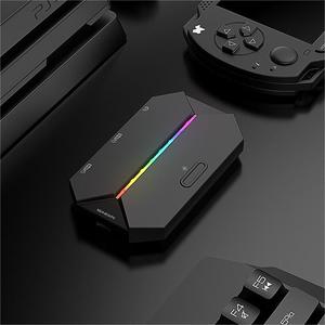 Adaptateur de <span class=keywords><strong>clavier</strong></span> et <span class=keywords><strong>souris</strong></span> de jeu RGB G6L, adaptateur de contrôleur de jeu filaire pour Switch <span class=keywords><strong>Xbox</strong></span> One PS4 PS3 PS5 - Product Image 5