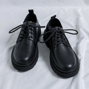 Chaussures en cuir à lacets BaiHu pour hommes de haute qualité avec semelles antidérapantes et effet de hauteur accrue, style décontracté - Product Image 4