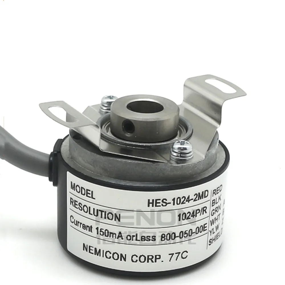 1024 pulse output sensor incremental rotary encoder HES-1024-2MD for automatic control IP50