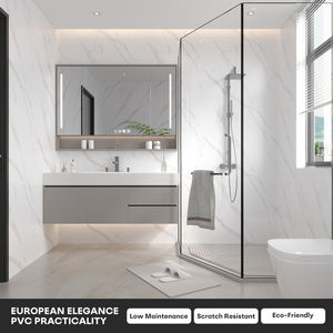 Plaques <span class=keywords><strong>de</strong></span> plafond en <span class=keywords><strong>PVC</strong></span> en forme <span class=keywords><strong>de</strong></span> bande, panneaux muraux imperméables en <span class=keywords><strong>PVC</strong></span> pour <span class=keywords><strong>salle</strong></span> <span class=keywords><strong>de</strong></span> <span class=keywords><strong>bain</strong></span>, pour immeuble <span class=keywords><strong>de</strong></span> bureaux - Product Image 6