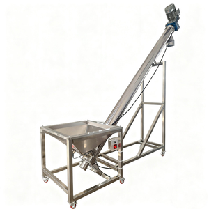 전문 공급 업체 연속 SS316 작은 콩 소금 생선 식사 공장 나사 컨베이어 피더 판매 - Product Image 1