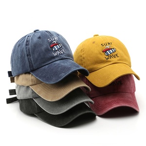 Allibaba Com ricamo personalizzato sport 6 pannelli Vintage in cotone sbiadito non strutturato cappello da papà lavato berretto da Baseball - Product Image 3