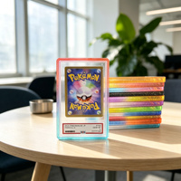 Protection de pare-chocs PSA à paillettes dégradées |   Étui de protection en TPU avec dos transparent |   Étui empilable antichoc pour cartes gradées 35PT