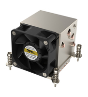 Refroidisseur d'air pour processeur de serveur COOLSERVER Intel LGA1700 2U R64 4 broches PWM, dissipateur thermique à 4 caloducs, compatible avec les boîtiers d'ordinateur, TDP 200W