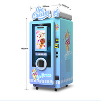 Distributeur automatique de crème glacée fraîchement préparée TCN, machine à crème glacée molle commerciale, distributeur automatique de crème glacée, machine à crème glacée surgelée en libre-service