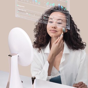 Sulla tecnologia in piedi specchio per il trucco uso domestico Touchscreen attrezzatura di bellezza con Bluetooth mirato per il viso - Product Image 5
