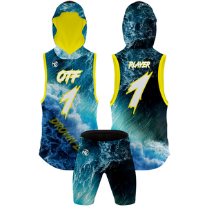 Uniformes de football 7 sur 7 sur mesure de haute qualité, vente en gros, vêtements de sport unisexes pour adultes, logos d'équipe personnalisés imprimés, uniforme 7v7 - Product Image 1