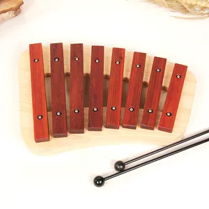 8つのキー学習教育ローズウッド木製木琴直接工場