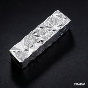 Envase de Lápiz Labial Cuadrado Magnético de Plástico Rojo, Plateado y Oro Rosa de 12.1MM, Venta al Por Mayor - Product Image 6