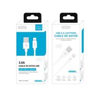 Cable Protector de Repuesto SUNING USB a B, 3.0A, 100cm, Carga Rápida, Material TPE/TPR
