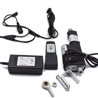 Actionneurs de mouvement 12v 24v 100mm haute vitesse 8 pouces 50lbs Mini moteur à courant continu actionneur linéaire électrique pour l'automatisation avec des bottes en caoutchouc