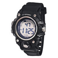 Montre-bracelet numérique pour enfants, sportive, colorée, rose, étanche 3ATM, pour filles