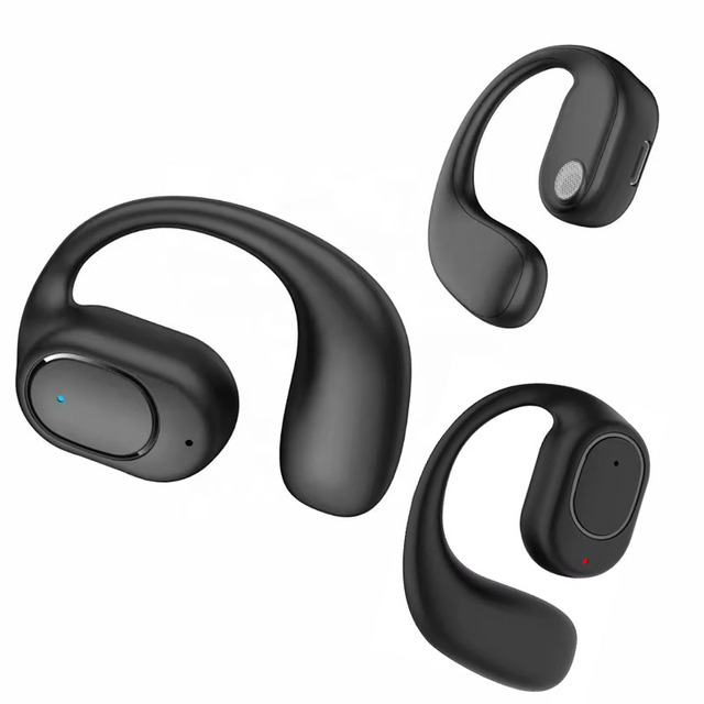 Hot Sales 5.3 Blue Tooth Wireless Car Earphone Single Earbuds  Hands-free Black Headset for Driver