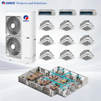Climatiseur central multi-split VRF Gree 3 tonnes-10 tonnes 52 ° C High Ambient T3 R410A pour le campus universitaire et hospitalier de Cairo en Égypte