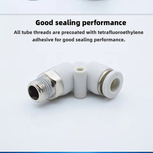 <span class=keywords><strong>PL</strong></span>シリーズパイプ継手プラスチックエルボーチューブコネクタ90エルボーワンタッチ空気圧継手クイックプッシュ - Product Image 5
