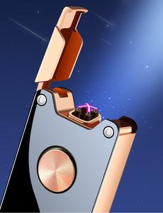 Vente en gros Briquet électronique Affichage de puissance d'<span class=keywords><strong>allumage</strong></span> à l'épreuve du vent Briquet électrique à double arc - Product Image 3