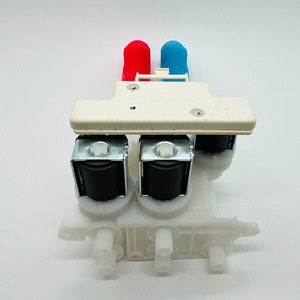 A06625804 <b>Washing</b> <b>Machine</b> Water <b>Valve</b> 4-Way Solenoid <b>Valve</b> With Blue Red Tube For Washer Parts Replacement - Product Image 3