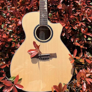Geake G-500AC yüksek kalite <span class=keywords><strong>40</strong></span>-Inch halk gitar sağlam ladin gülağacı maun arka/yan parlak parlak müzik kullanımı toptan - Product Image 1