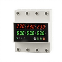 Protecteur de puissance électrique numérique réglable, protection contre les surtensions AC, stabilisateurs triphasés 3-4 KVA, haute efficacité