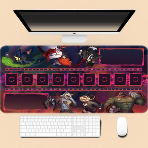 แผ่นรองเล่นการ์ดเกม TCG แบบสั่งทำขายส่ง ขนาด 24x14 นิ้ว พิมพ์ลายแบบ Dye Sublimation ฐานยาง เย็บขอบ สำหรับ <span class=keywords><strong>MTG</strong></span> โปเกมอน ลอร์กานา ยูกิโอ - Product Image 3