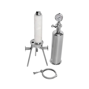 Filtros de Acero Inoxidable 304 de 20 Pulgadas de un Solo Núcleo Resistentes a Altas Temperaturas (80°C) ° Operación C en Purificación de Fluidos de Refinación de Petróleo - Product Image 5