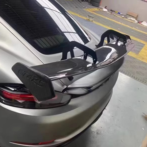 Para <span class=keywords><strong>Porsche</strong></span> 718 981 solo Venta caliente estilo C apariencia actualización parachoques lateral labio C estilo Real fibra de carbono falda lateral marca - Product Image 6
