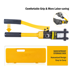 Yqk120 cầm tay hướng dẫn sử dụng kìm dây kẹp Báo Chí công cụ cu 120mm thiết bị đầu cuối thủy lực uốn tóc bồng công cụ với tiêu đề thay thế - Product Image 6