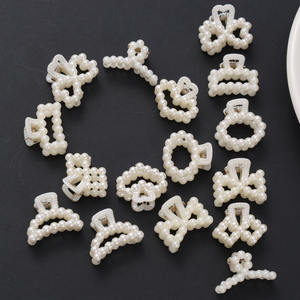 Kore Tarzı Zarif Kalp Şeklinde Fiyonklu Saç Tokası, Kadınlar İçin Basit Moda İncili Saç Aksesuarları, Parti İçin Küçük Saç Tokası - Product Image 4